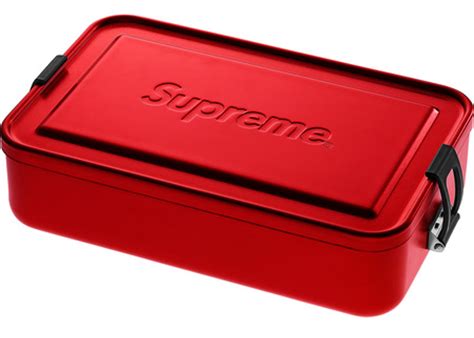 sigg metal box supreme|Supreme x Sigg Metal Box Large Red SS18 .